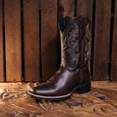 Bota Justin Graso Café 009